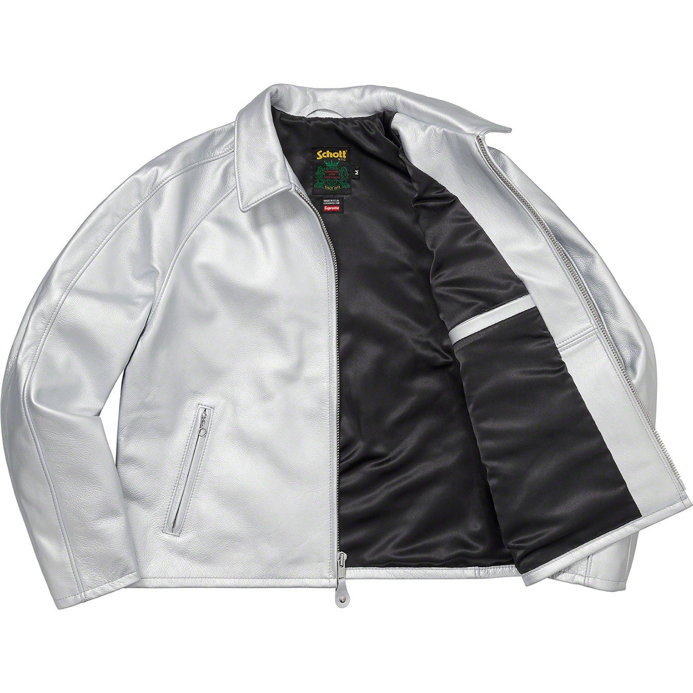 Supreme®/Schott® Leather Racer Jacket view 15